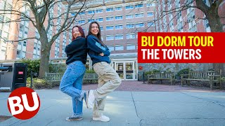 Boston University Dorm Tour The Towers [upl. by Golanka586]