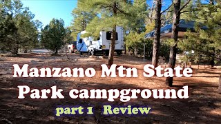 Manzano Mountain State Park  New Mexico  Campground Review [upl. by Malcah]