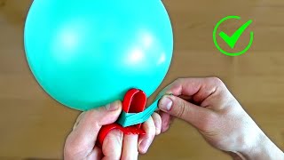 Learn How To TIE BALLOONS Easily by Using Balloon Tying Tool for the Knot [upl. by Feetal]