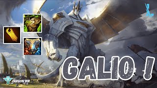 Galio Support Gameplay Wild Rift [upl. by Uile144]