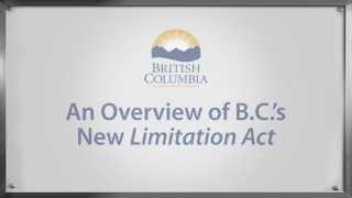 An Overview of BCs New Limitation Act [upl. by Gosselin]