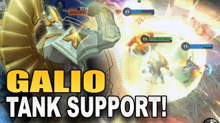 BEST BUILD FOR GALIO 😏  Galio Support Gameplay [upl. by Eelrefinnej]