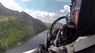 Flying the Typhoon Through the Mach Loop at Low Level [upl. by Freberg]