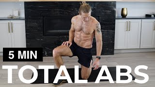 5 MIN ABS WORKOUT  TOTAL ABS WORKOUT [upl. by Lait]