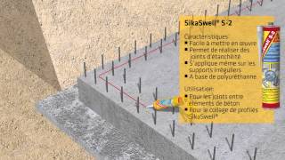 Gamme SikaSwell  mastics détanchéite hydroexpansifs [upl. by Noillimaxam]