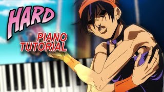 Torture Dance from JoJos Bizarre Adventure Golden Wind  Piano Tutorial [upl. by Onibag]