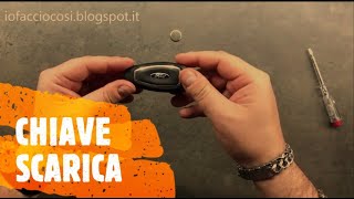 Sostituzione batteria chiave telecomando Ford Kuga [upl. by Nivi]