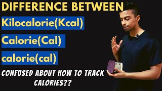 Difference between KilocaloriesCalories amp caloriesKcal Cal amp calWhich one to use for tracking [upl. by Auqinom]