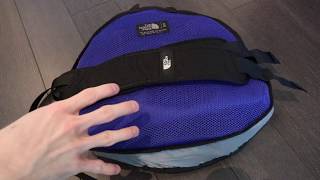 Folding amp Storing a North Face Base Camp Duffel  A How To [upl. by Oicam]