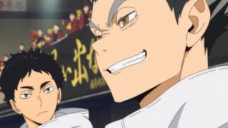 Bokuto Reaction To Tsukishima and Asahi Spike Haikyuu To The Top Season 2 [upl. by Sedgewake]