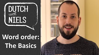 Learn Dutch Word order The basics of building a sentence  with Niels [upl. by Kasey]