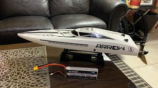 Udirc Arrow Rc Boat BATTERY UPGRADE Review [upl. by Reyotal]