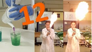 12 Captivating Chemistry Experiments performed by Senior Highschool Students [upl. by Liamsi]