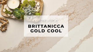 Cambria Quartz Design Brittanicca Gold Cool™ [upl. by Naujd]