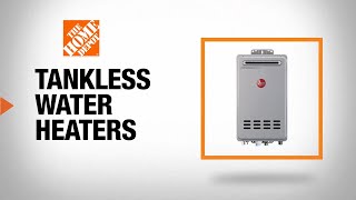 How Do Tankless Water Heaters Work  The Home Depot [upl. by Akerue]