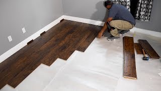 How to Install Laminate Flooring for beginners [upl. by Downall805]