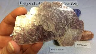 Crystal amp Mineral Education LEPIDOLITE amp FUCHSITE [upl. by Plantagenet194]