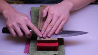 如何正確地使用磨刀石 基礎班 Knife Sharpening 101 [upl. by Amre]