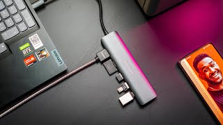 This TYPE C Hub Is From the Future  CableCreation USB C 7 In 1 Hub Review [upl. by Nivrek]