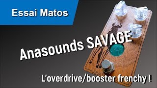 Test overdrive Anasounds Savage [upl. by Ennove]