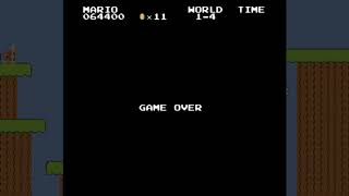 Super Mario Bros  Game Over NES [upl. by Tanny]