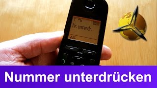 Telefon Anzeige Nummer  Telefonnummer unterdrücken [upl. by Maroney371]