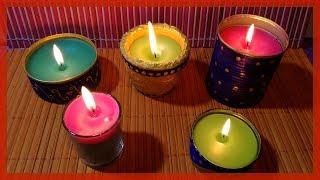 🕯COMO RECICLAR RESTOS DE VELAS 🕯 VELAS CASERAS [upl. by Nnagrom321]