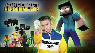 WELCOME TO HEROBRINE SMP  MINECRAFT [upl. by Aremus]