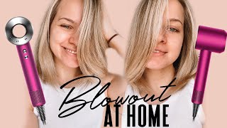 AT HOME BLOW OUT how to master it from a hairstylist  Kayley Melissa [upl. by Caroline]