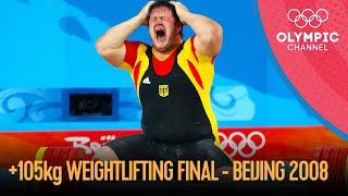 Matthias Steiner wins an incredible 105kg Weightlifting final  Beijing 2008 Replays [upl. by Norramic]