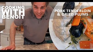 Pork Tenderloin amp Plums Porc aux pruneaux  French recipe in English [upl. by Dachi]