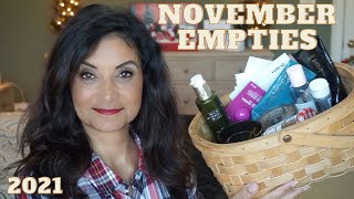 November Empties 2021 [upl. by Ahsinek]