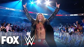 Edge makes his return at WWE Royal Rumble 2020  WWE BACKSTAGE  WWE ON FOX [upl. by Ainessej]