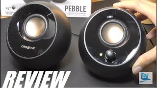 REVIEW Creative Pebble 20  Desktop Stereo Speakers 20 [upl. by Nairam]