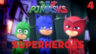 Superheroes Compilation Part 4  PJ Masks  Disney Junior [upl. by Featherstone]