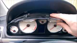 How to remove instrument cluster Peugeot 407 Wyjęcie licznika [upl. by Lhadnek470]