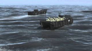 Tribow monohull Fast Landing Craft FLC from BMT [upl. by Ayirp54]