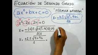 Cómo resolver ecuaciones cuadráticas con la fórmula general [upl. by Erbas186]