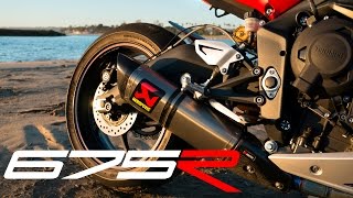 Triumph Daytona 675R Review [upl. by Eirot708]