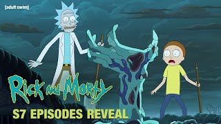 Rick and Morty Season 7 Episode Titles Reveal  adult swim [upl. by Herzog]