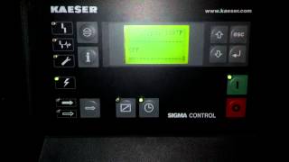 Kaeser compressor automatic onoff [upl. by Giff60]