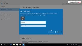 Windows 10 PIN Kaldırma [upl. by Obmar552]