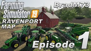 Farming Simulator 19 Lets Play  USA Map  Episode 1  How to get started [upl. by Llenreb150]