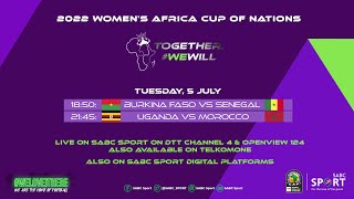 WAFCON2022  Group A  Burkina Faso vs Senegal [upl. by Southard]