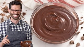 How to Make Silky Chocolate Ganache [upl. by Drusy444]