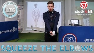 Squeeze the elbows  Golf Tips  Lesson 79 [upl. by Tersina321]