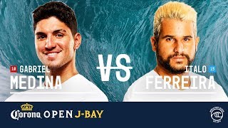 Gabriel Medina Defeats Italo Ferreira in Corona JBay [upl. by Saundra]