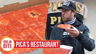 Barstool Pizza Review  Picas Restaurant Upper Darby PA [upl. by Onilatac]