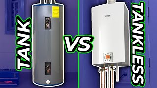 TANK vs TANKLESS WATER HEATER Pros and Cons [upl. by Osmo]