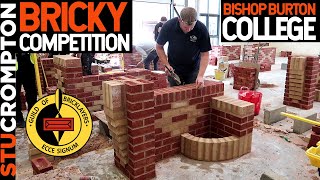 Bricklaying Competition at Bishop Burton College Guild of bricklayers Regional [upl. by Cyrille380]